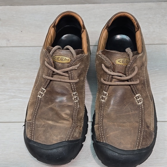 Keen Men\'s Brown Casual Leather Sneakers Shoes Boots Sz 9 main image 13